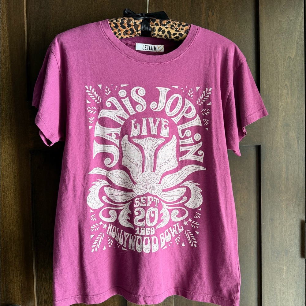 LETluv Graphic Tee - Janis Joplin